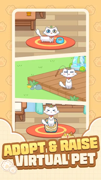 Cat Time — Cat Game, Match 3 (Кэт Тайм) [MOD: Мод Меню/Взлом] - Скриншот 1