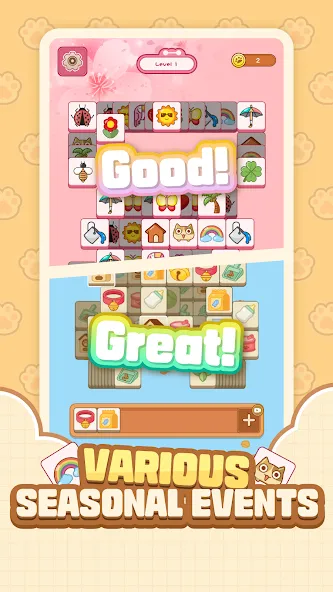 Cat Time — Cat Game, Match 3 (Кэт Тайм) [MOD: Мод Меню/Взлом] - Скриншот 3