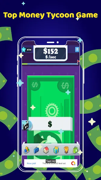 Money Clicker Game -Money Rain [MOD: Разблокировано] - Скриншот 5