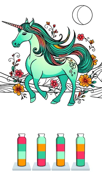 Sort Paint: Water Sort Puzzle (Сорт Пэйнт) [MOD: Все разблокировано] - Скриншот 4