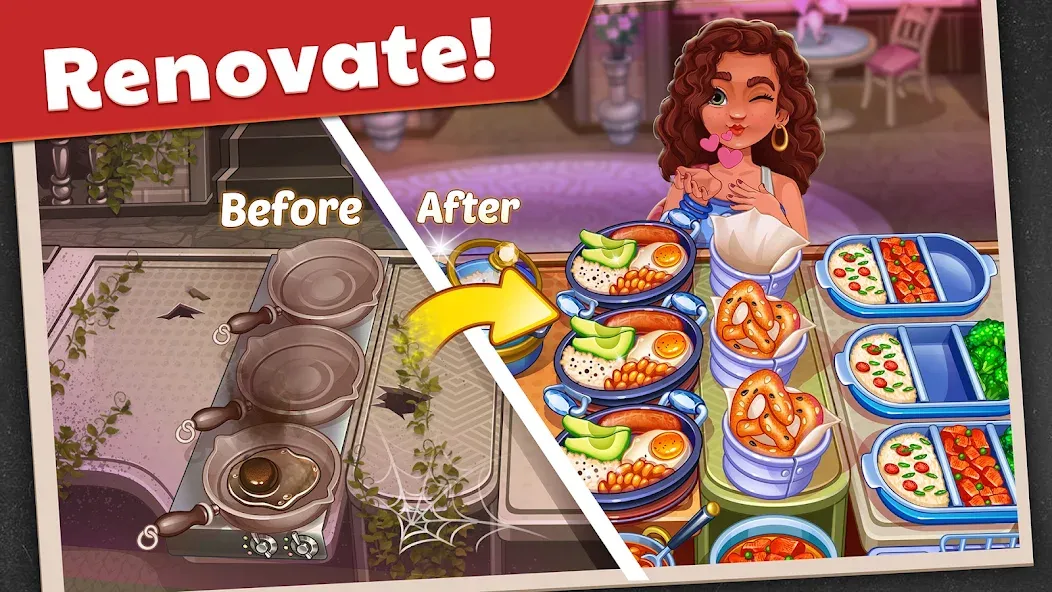 American Cooking Star Games (Американская звезда кулинарии) [MOD: Много монет/Энергии] - Скриншот 2