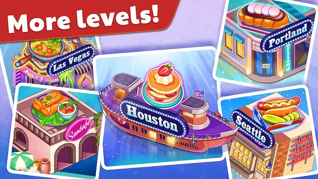 American Cooking Star Games (Американская звезда кулинарии) [MOD: Много монет/Энергии] - Скриншот 4