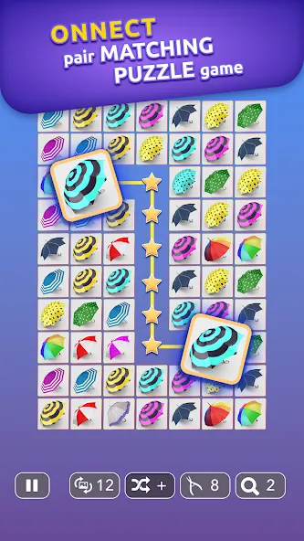 Onnect — Pair Matching Puzzle (Оннект) [MOD: Много монет/Энергии] - Скриншот 3
