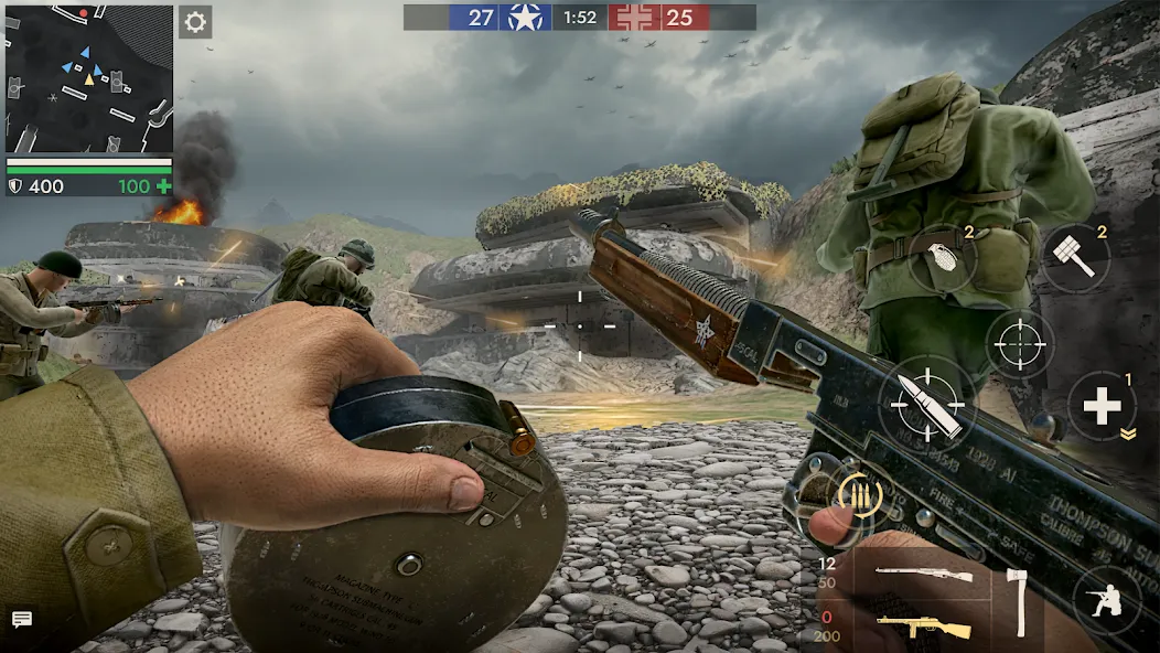 World War Heroes — WW2 PvP FPS (Ворлд Вар Хироес) [MOD: Premium/Unlocked] - Скриншот 1