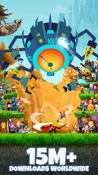 Tap Titans 2: Clicker Idle RPG (Тап Титаны 2) [MOD: Меню/Много денег] - Скриншот 1