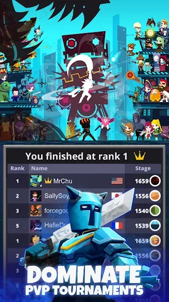 Tap Titans 2: Clicker Idle RPG (Тап Титаны 2) [MOD: Меню/Много денег] - Скриншот 4