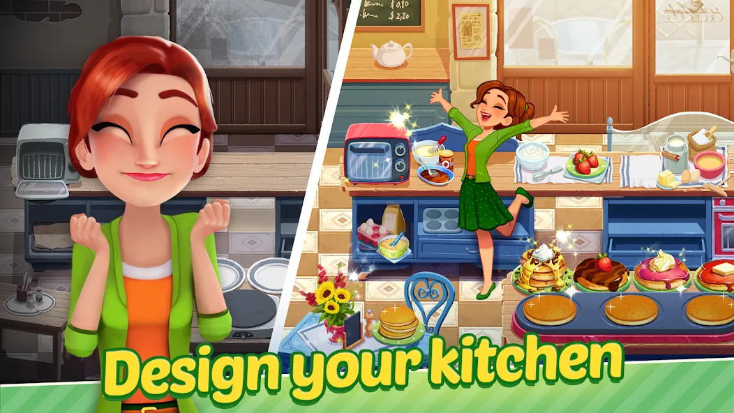 Delicious World — Cooking Game (Делишес Ворлд) [MOD: Бесконечные деньги] - Скриншот 1