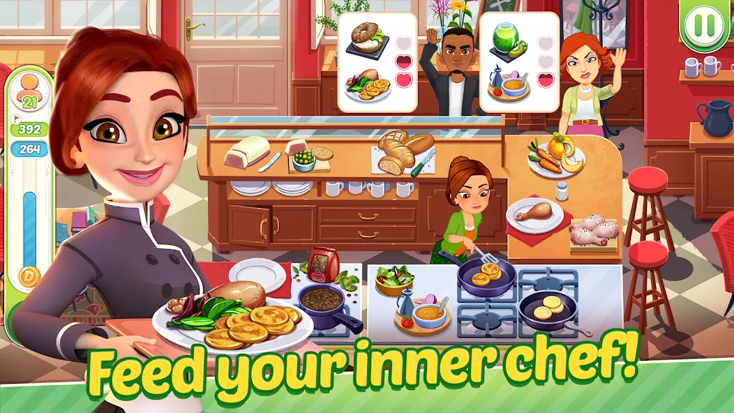 Delicious World — Cooking Game (Делишес Ворлд) [MOD: Бесконечные деньги] - Скриншот 2