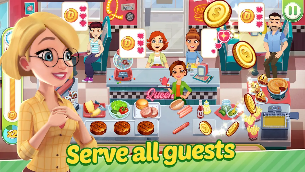 Delicious World — Cooking Game (Делишес Ворлд) [MOD: Бесконечные деньги] - Скриншот 3