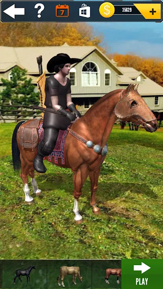 Cowboy Horse Run [MOD: Mega Mod/Меню] - Скриншот 3