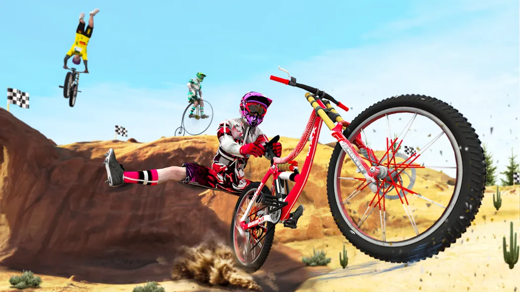 BMX Rider: Cycle Race Game [MOD: Бесконечные деньги] - Скриншот 2