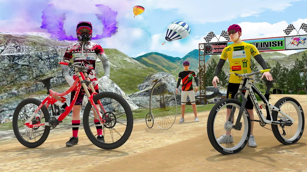 BMX Rider: Cycle Race Game [MOD: Бесконечные деньги] - Скриншот 4