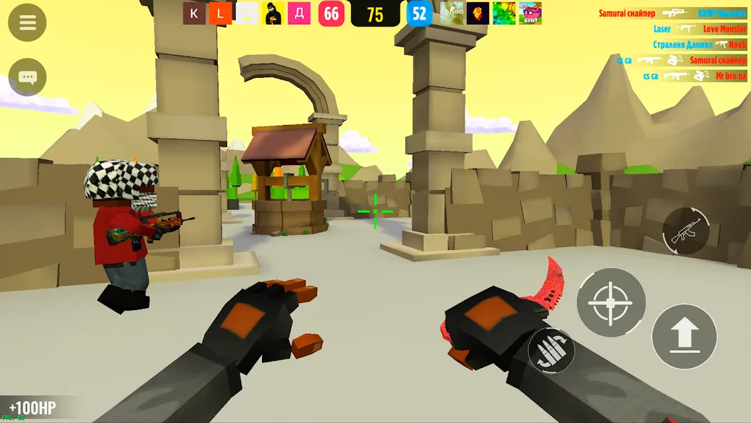 BLOCKFIELD — 5v5 PvP Shooter (БЛОКФИЛД) [MOD: Меню/Много денег] - Скриншот 4