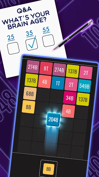 Join Blocks 2048 Number Puzzle (Джоин Блокс) [MOD: Mega Mod/Меню] - Скриншот 2