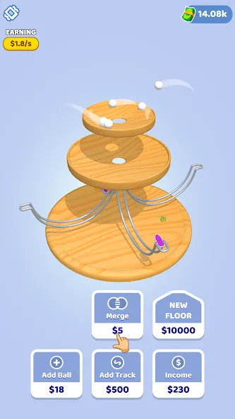 Spinning Balls (Спиннинг Болз) [MOD: Много монет/Энергии] - Скриншот 2
