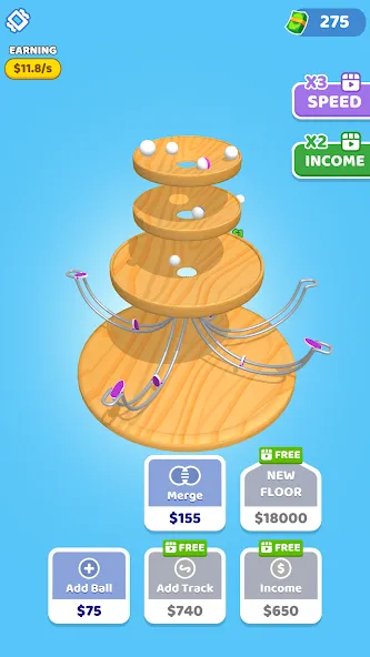 Spinning Balls (Спиннинг Болз) [MOD: Много монет/Энергии] - Скриншот 5