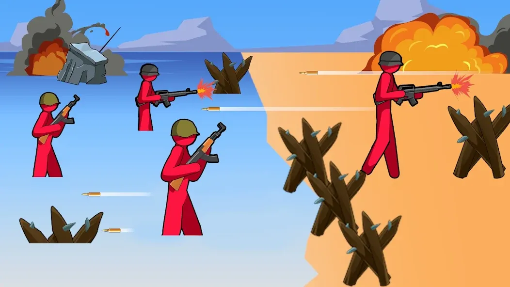 Stickman History Battle (Стикмен История Битва) [MOD: Все открыто] - Скриншот 5