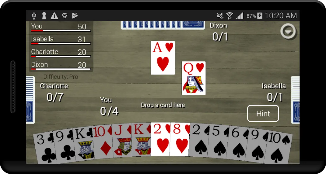 Spades Card Classic (Спейдс Кард Классик) [MOD: Меню/Много денег] - Скриншот 4