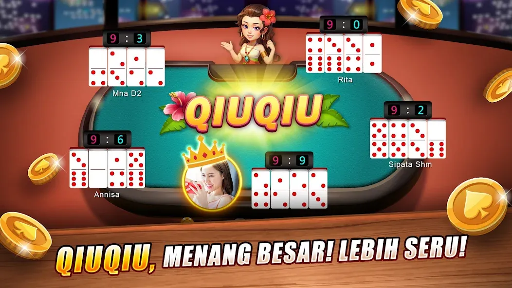 LUXY Domino Gaple QiuQiu Poker (Лукси Домино Гапл Киукиу Покер) [MOD: Мод Меню/Взлом] - Скриншот 2