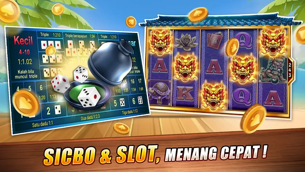 LUXY Domino Gaple QiuQiu Poker (Лукси Домино Гапл Киукиу Покер) [MOD: Мод Меню/Взлом] - Скриншот 5