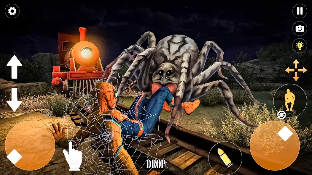 Horror Spider : Scary Train [MOD: Бесконечные деньги] - Скриншот 4