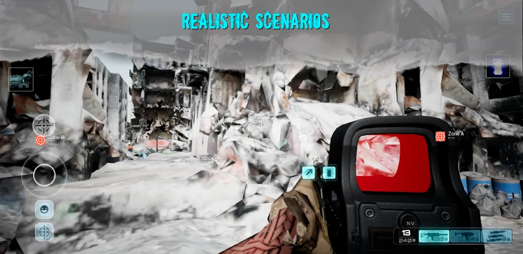 Shooter War WW3 CoopValor 2056 (Шутер  Третья мировая война) [MOD: Все разблокировано] - Скриншот 2