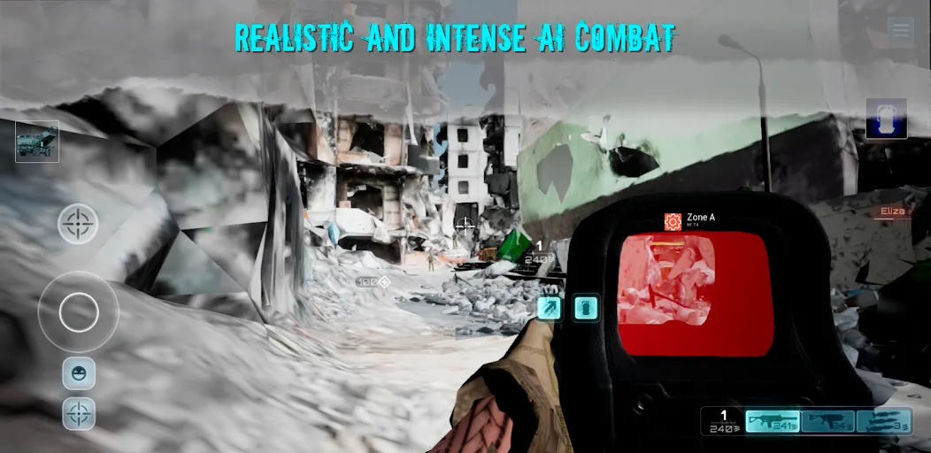 Shooter War WW3 CoopValor 2056 (Шутер  Третья мировая война) [MOD: Все разблокировано] - Скриншот 3