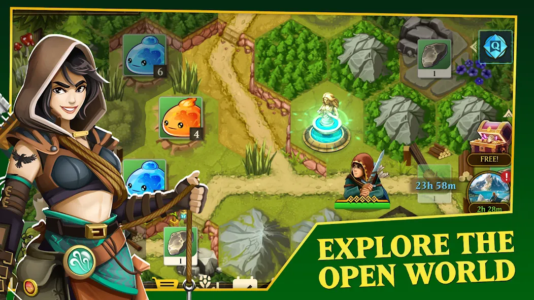 Hero Legacy: Adventure RPG (Хиро Легаси) [MOD: Бесконечные деньги] - Скриншот 1