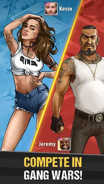 The Gang: Street Mafia Wars (Зэ Гэнг) [MOD: Бесконечные деньги] - Скриншот 1