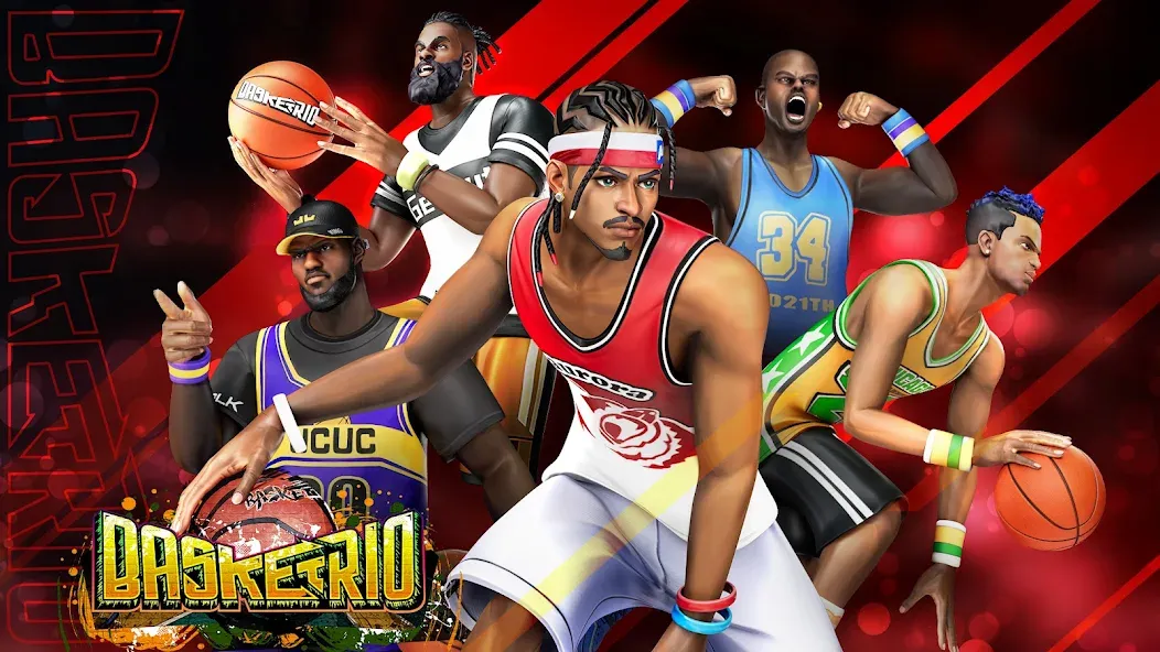 Basketrio — Allstar Streetball (Баскетрио) [MOD: Мод Меню/Взлом] - Скриншот 1