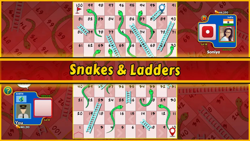 Snakes and Ladders King (Снейкс энд Ладдерс Кинг) [MOD: Все открыто] - Скриншот 3