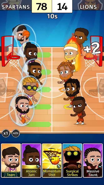 Idle Five Basketball tycoon (Айдл Файв Баскетбольный тайкун) [MOD: Меню/Много денег] - Скриншот 4