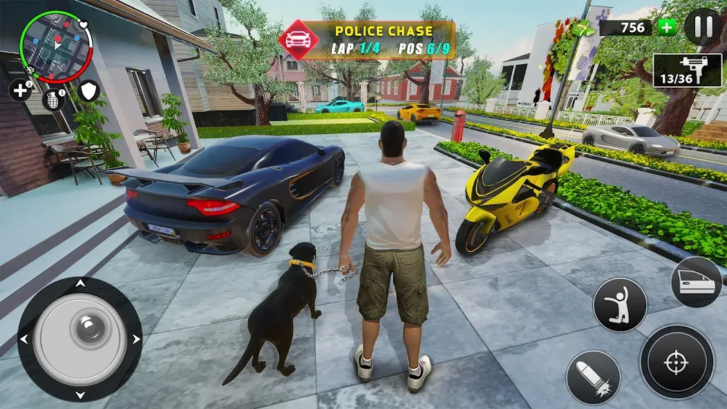 Real Grand Gangster Crime City (Реал Гранд Гангстер Крайм Сити) [MOD: Mega Mod/Меню] - Скриншот 2