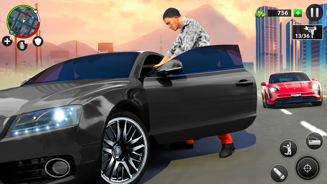 Real Grand Gangster Crime City (Реал Гранд Гангстер Крайм Сити) [MOD: Mega Mod/Меню] - Скриншот 3