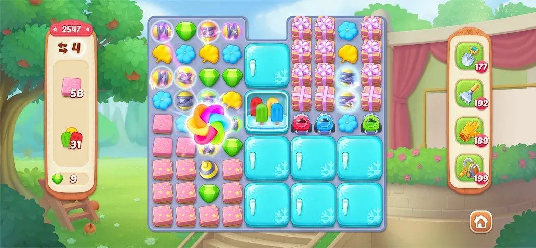 Garden Affairs: Design & Match (Гарден Эфферс) [MOD: Разблокировано] - Скриншот 4
