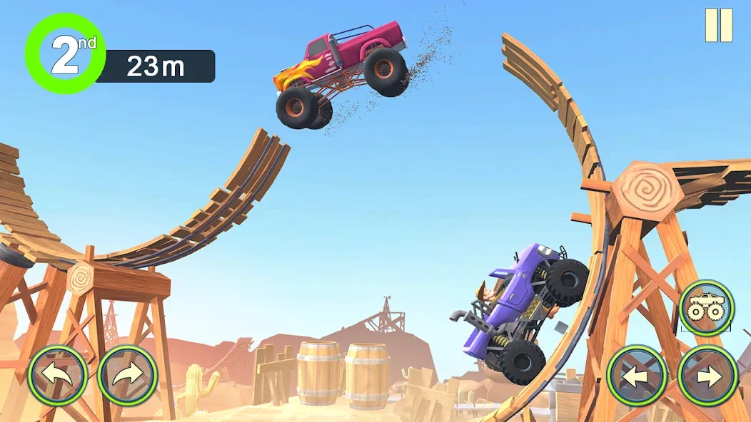 Monster Truck Crush (Монстр Трак Стант) [MOD: Много монет/Энергии] - Скриншот 5