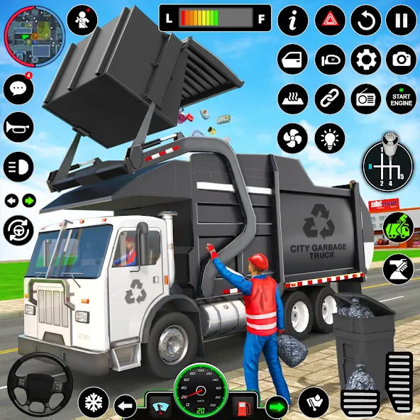 Truck Driving Games Truck Game (Трак Драйвинг игры Трак игра) [MOD: Много монет/Энергии] - Скриншот 1