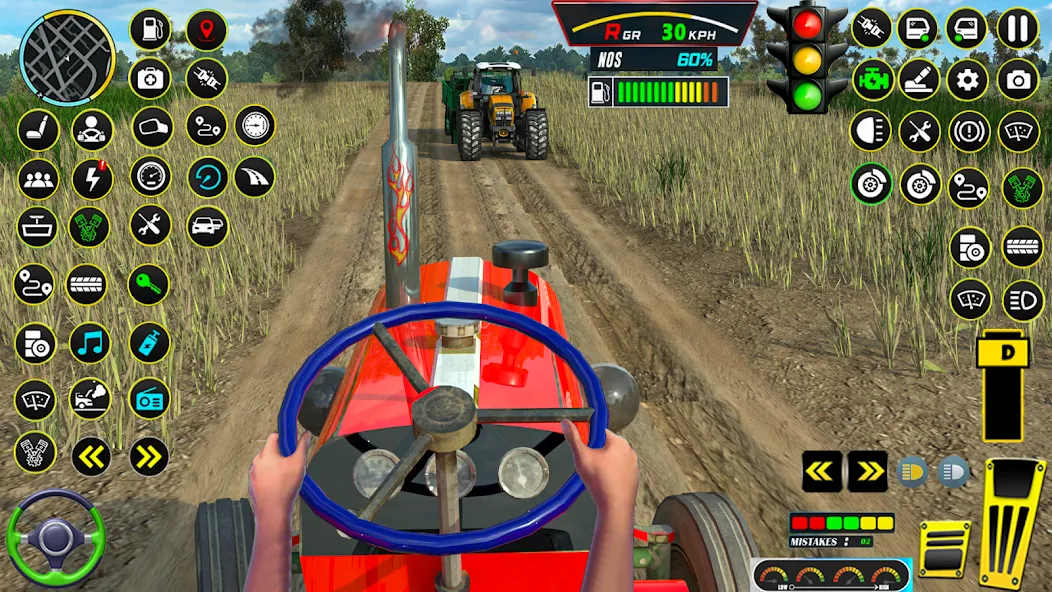 Farming Tractor Game Simulator (Фарминг Трактор Игра Симулятор) [MOD: Premium/Unlocked] - Скриншот 1