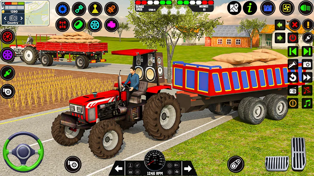 Farming Tractor Game Simulator (Фарминг Трактор Игра Симулятор) [MOD: Premium/Unlocked] - Скриншот 5