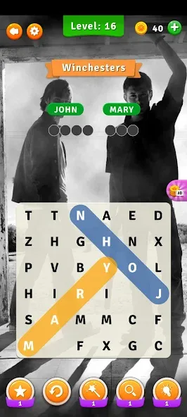 Supernatural Word Search (упернатуральный поиск слов) [MOD: Все разблокировано] - Скриншот 4