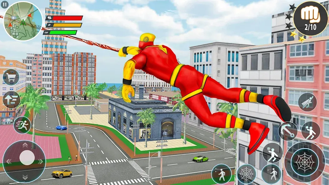 Rope Hero Spider Fighting Game [MOD: Меню/Много денег] - Скриншот 3