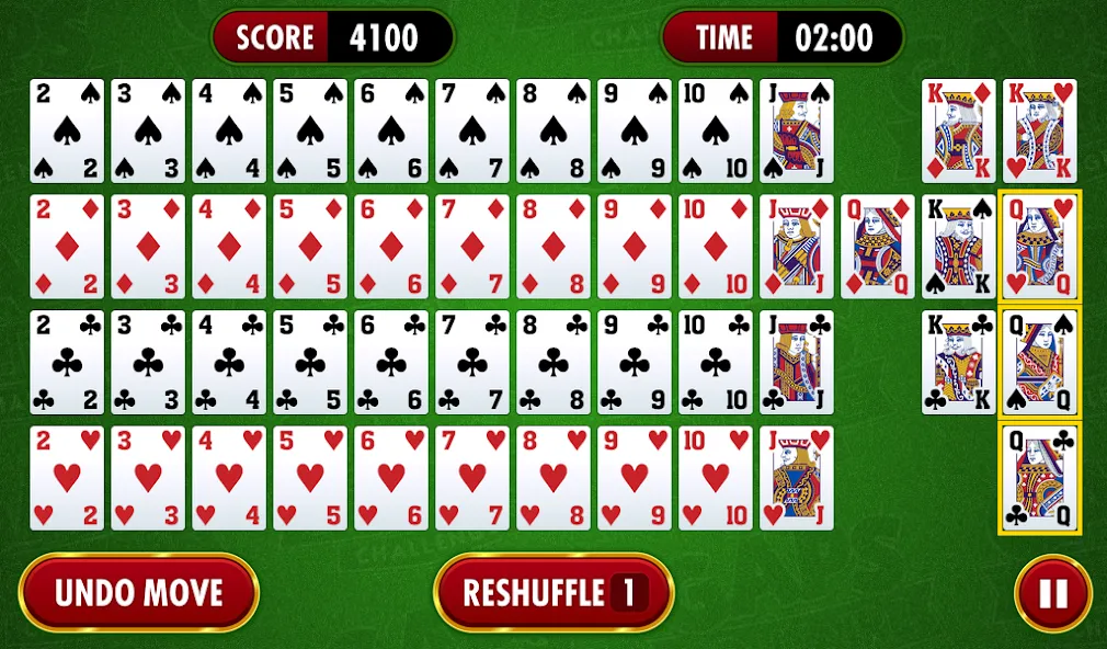 Gaps Solitaire Challenge (Гапс Солитер Челлендж) [MOD: Меню/Много денег] - Скриншот 2