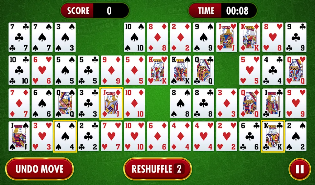 Gaps Solitaire Challenge (Гапс Солитер Челлендж) [MOD: Меню/Много денег] - Скриншот 4