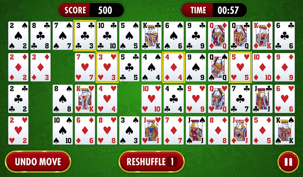 Gaps Solitaire Challenge (Гапс Солитер Челлендж) [MOD: Меню/Много денег] - Скриншот 5