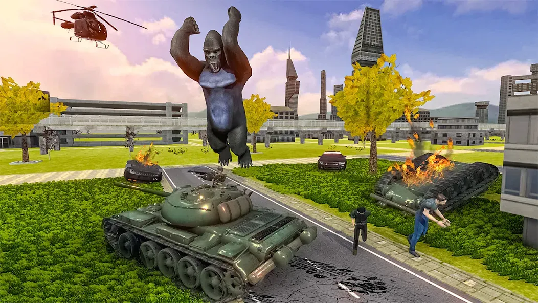 Gorilla Smash City Escape Jail [MOD: Мод Меню/Взлом] - Скриншот 1
