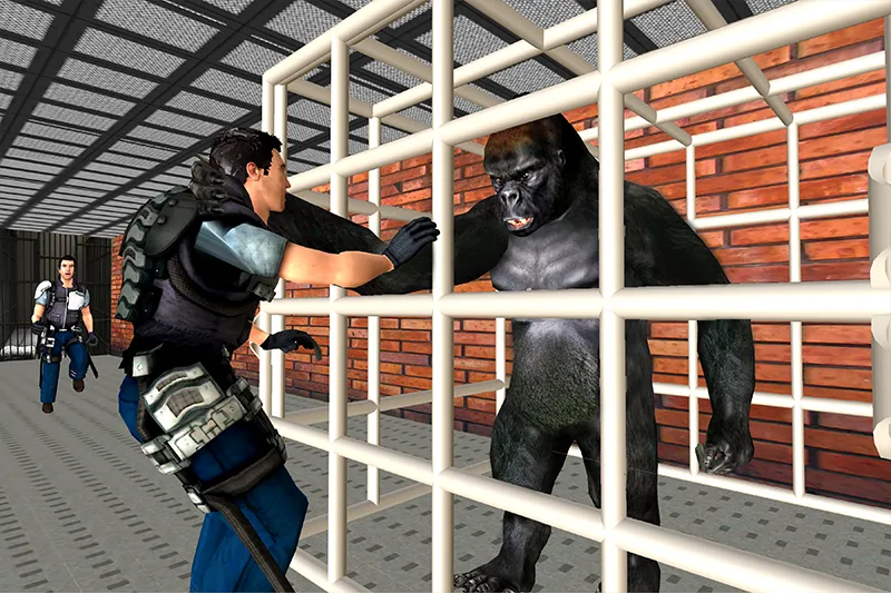 Gorilla Smash City Escape Jail [MOD: Мод Меню/Взлом] - Скриншот 3