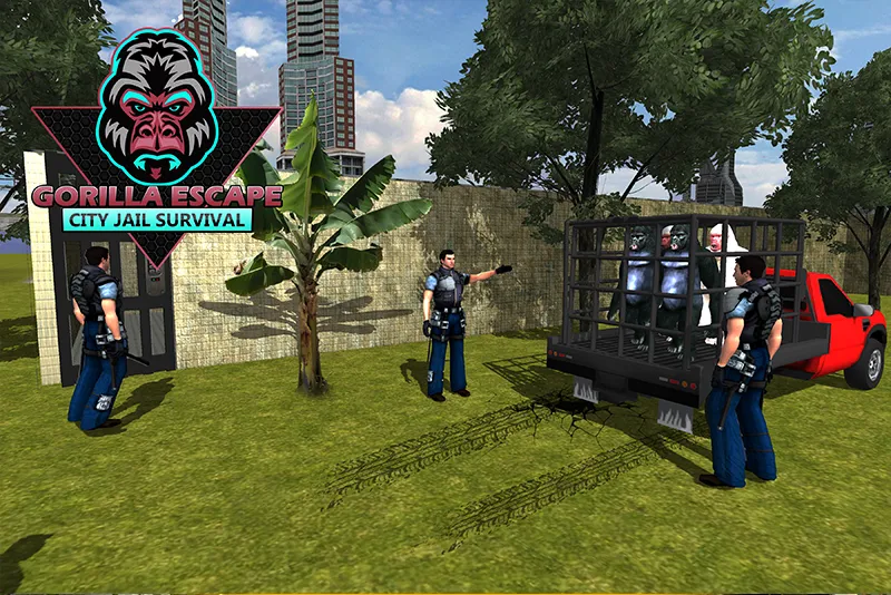 Gorilla Smash City Escape Jail [MOD: Мод Меню/Взлом] - Скриншот 5