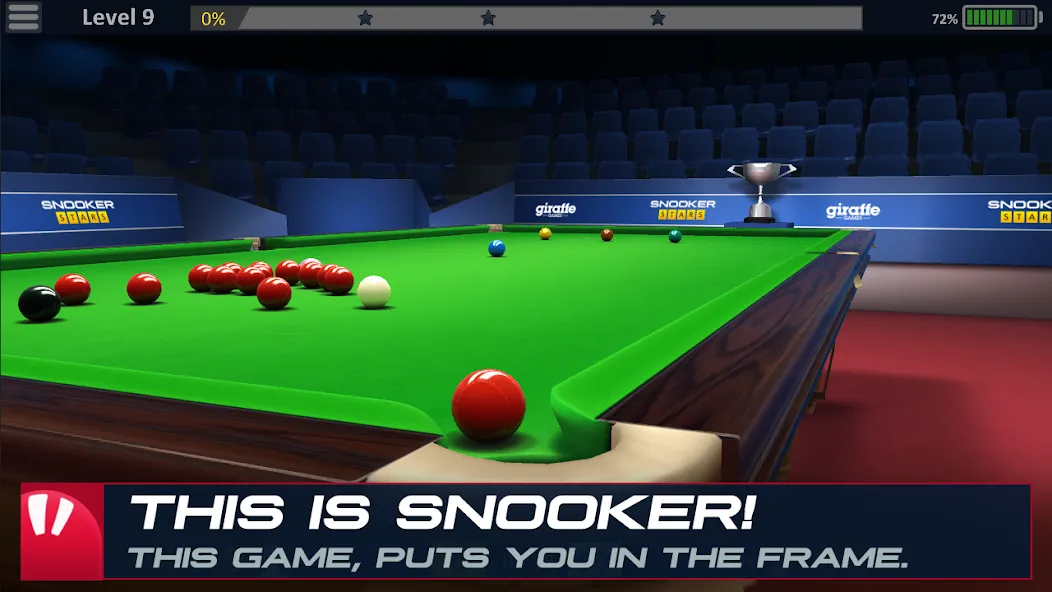 Snooker Stars — 3D Online Spor (Снукер Старс) [MOD: Меню/Много денег] - Скриншот 1