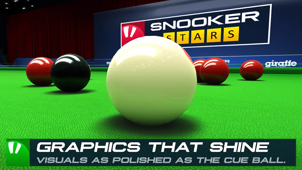 Snooker Stars — 3D Online Spor (Снукер Старс) [MOD: Меню/Много денег] - Скриншот 3