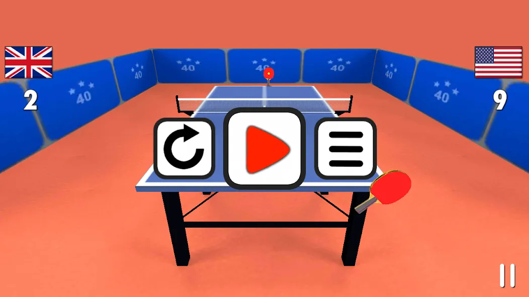 Table Tennis 3D [MOD: Premium/Unlocked] - Скриншот 4